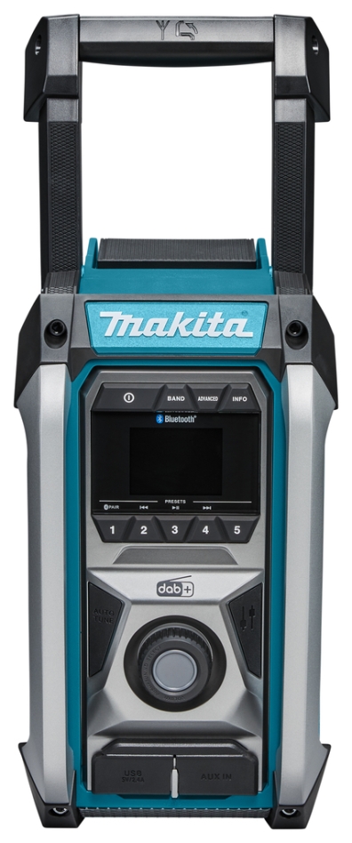 Makita MR007GZ Ραδιόφωνο FM DAB/DAB+ Bluetooth 18V/40V μέγιστο (χωρίς μπαταρίες και φορτιστές)