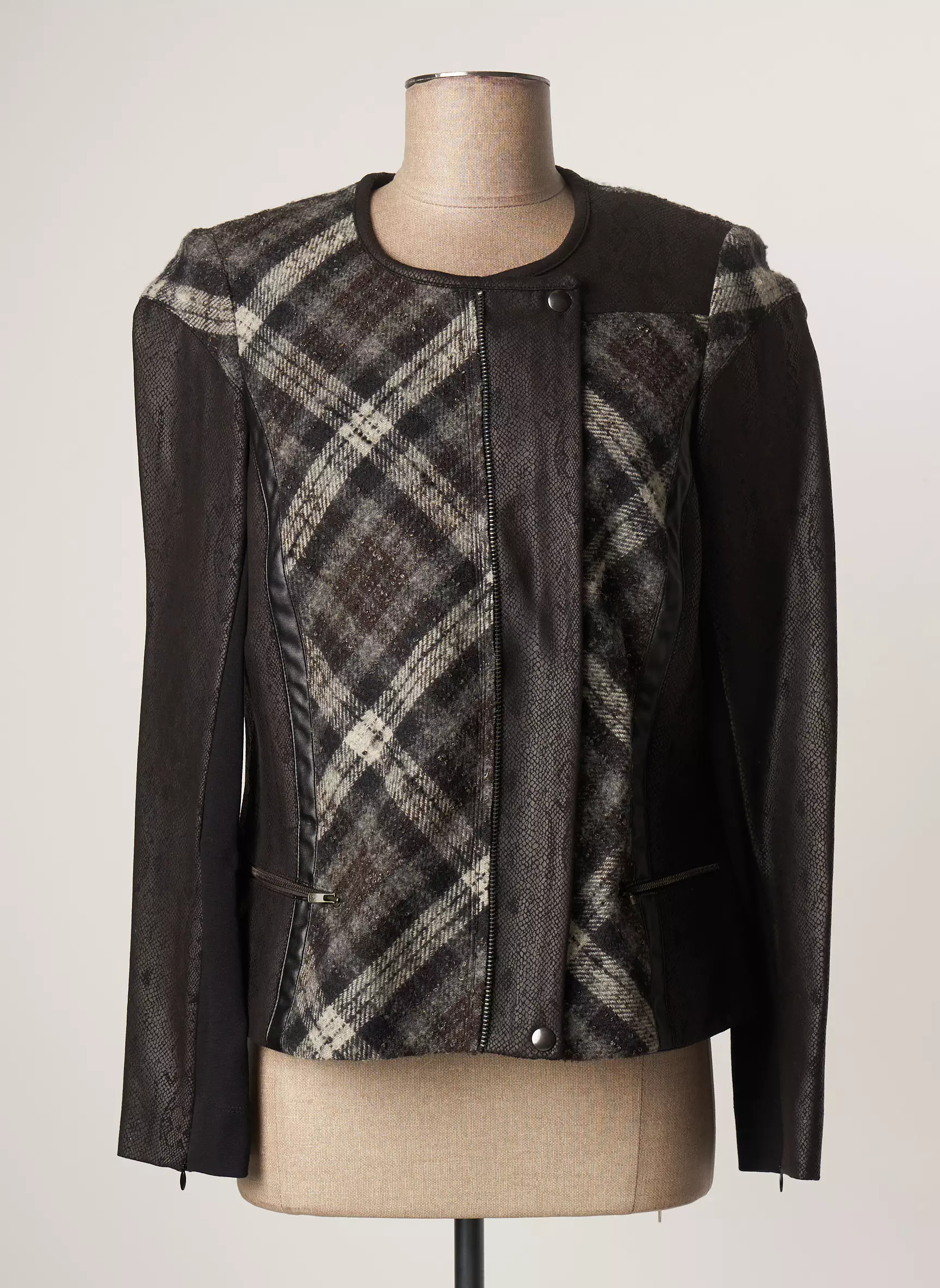 Lauren Vidal Vestecasual Femme couleur noir