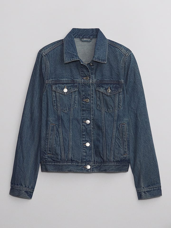 GAP Jeansjacke in Dunkelblau günstig kaufen