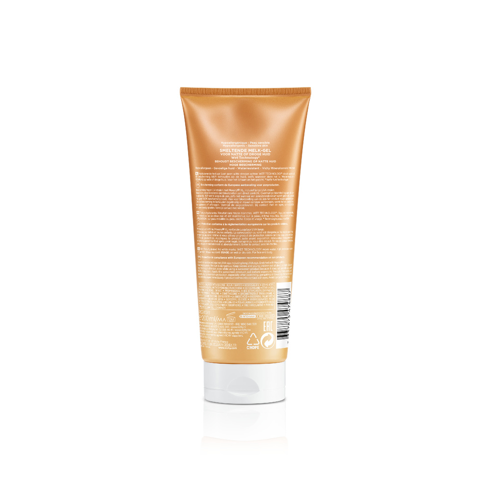 Vichy Ideal Soleil Gel de Lait Ultra Fondant IP50 Protection corps et visage