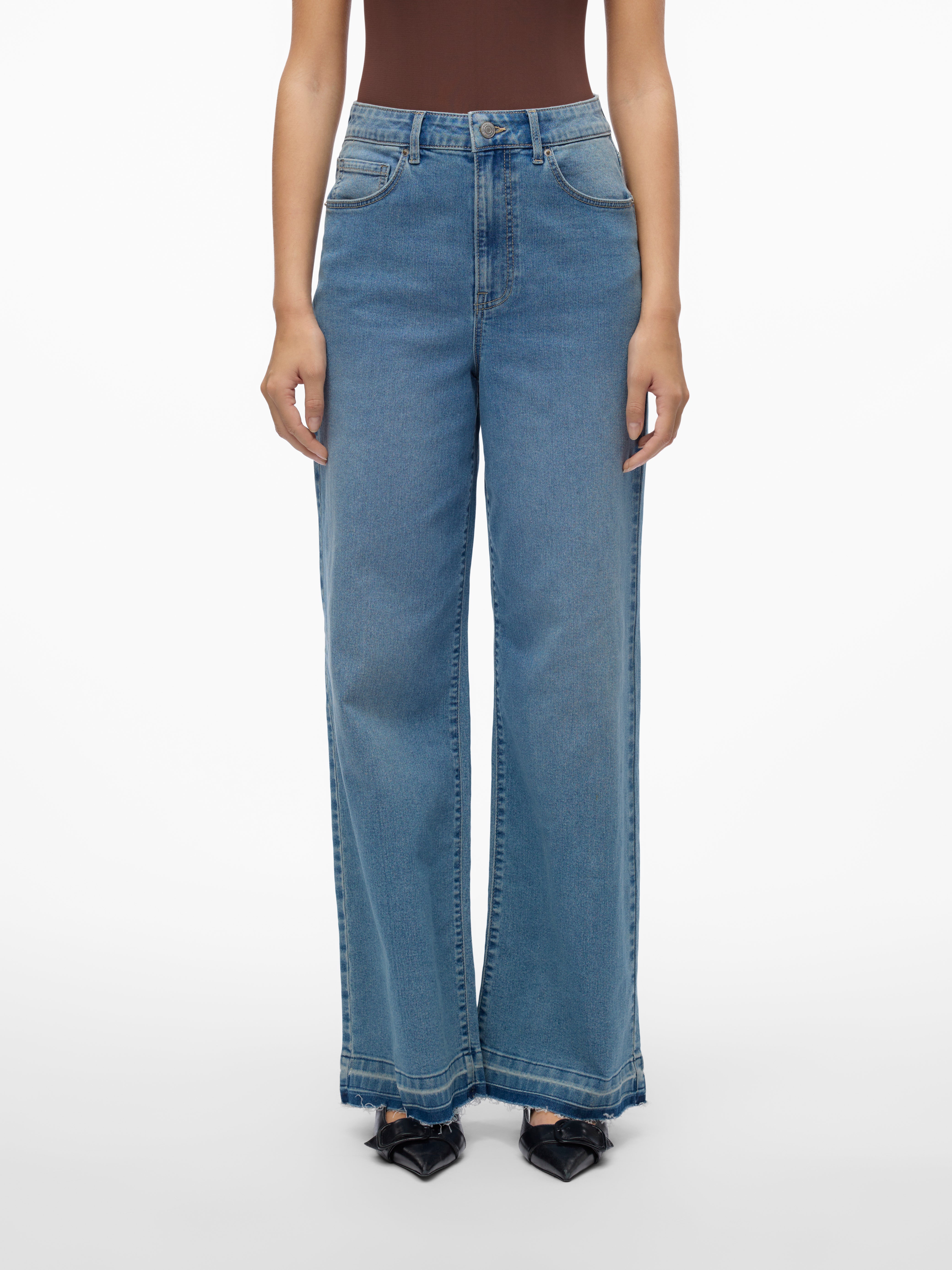 VMKATHY Hohe Taille Locker geschnitten Jeans