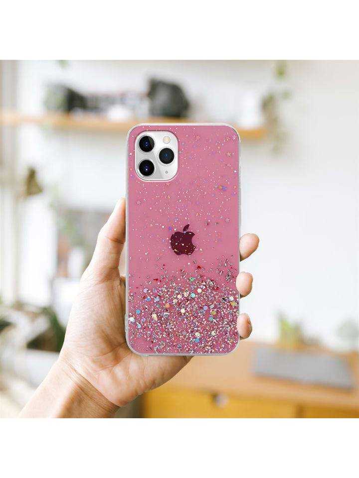 cadorabo Hülle für Apple iPhone 11 Glitter in Rosa mit Glitter günstig kaufen iPhone 11
