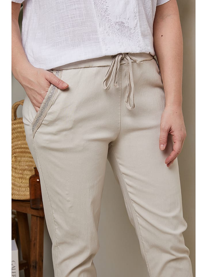 Curvy Lady Hose in Beige günstig kaufen