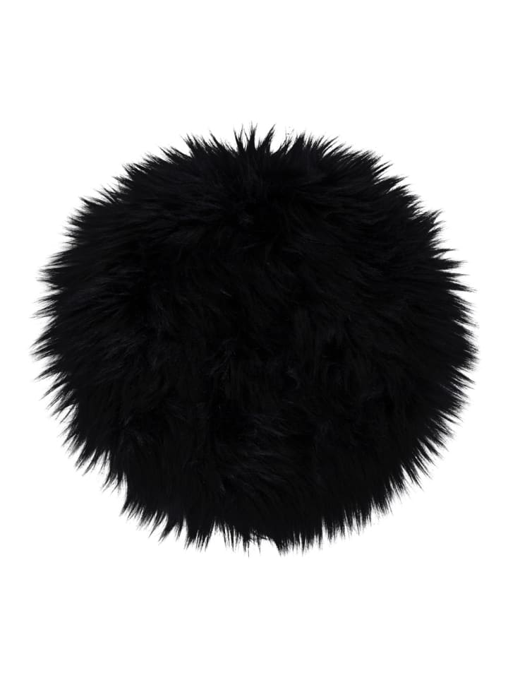 ebuy24 Lammfell Laila Schwarz 35 x 35 cm günstig kaufen onesize