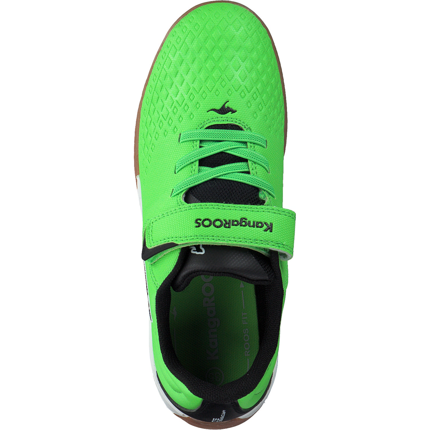 KangaROOS K5-Comb EV 18766, Hallenschuhe, Kinder, neon green/jet black
