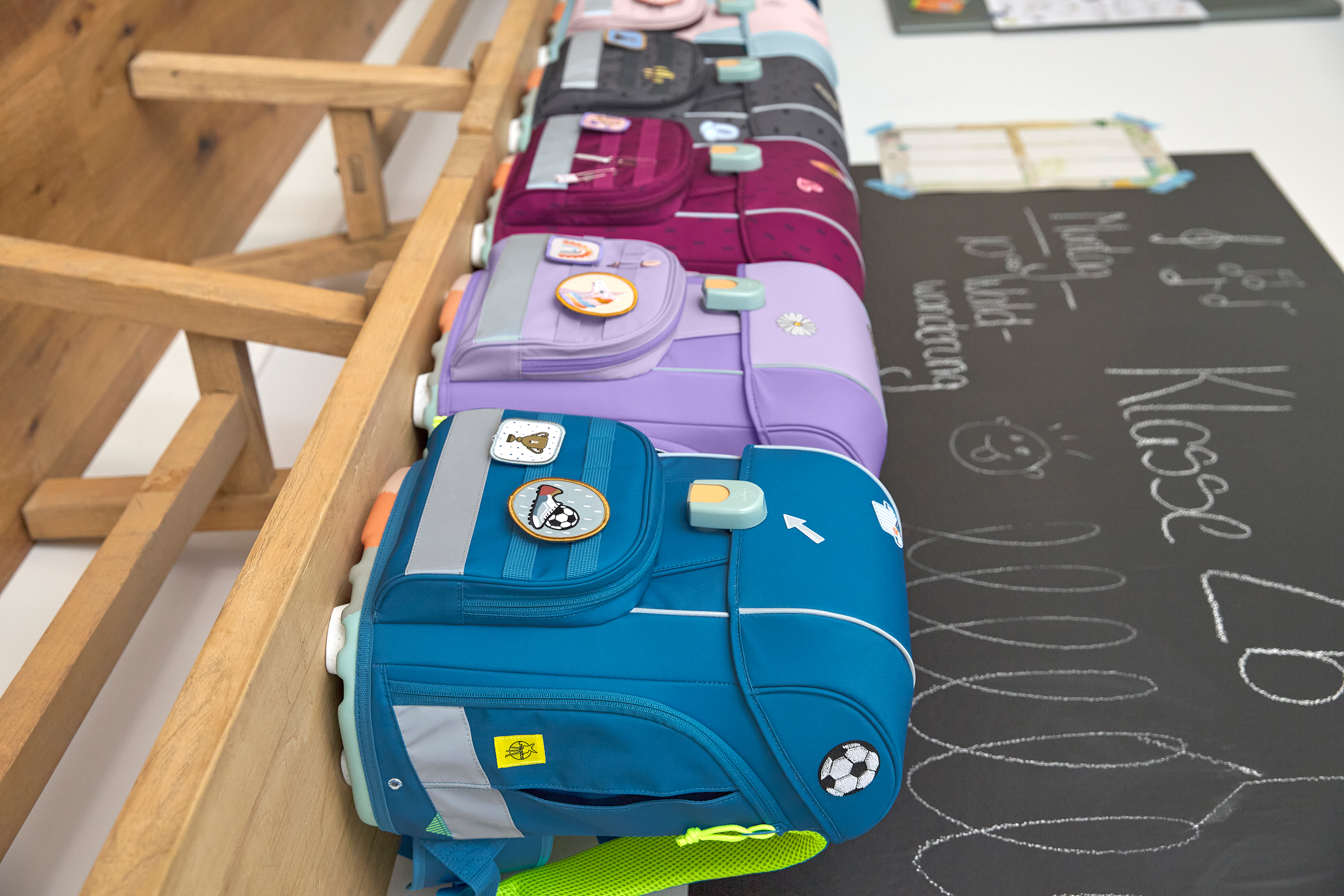 Schulranzen Set 7-teilig, Boxy Unique Violet