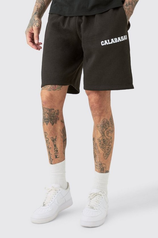Tall lockere Jersey-Shorts