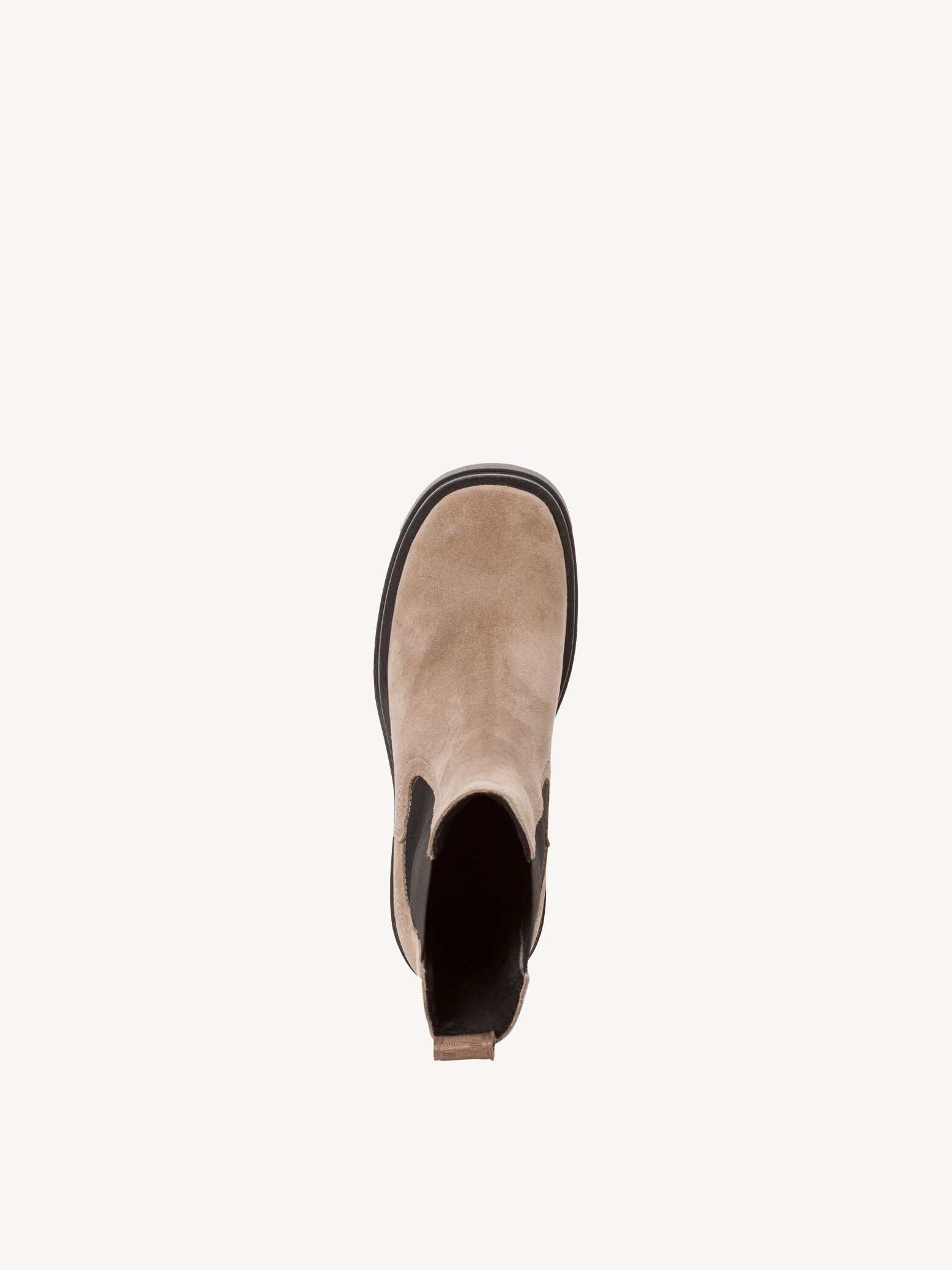 Bottine Chelsea en cuir - marron