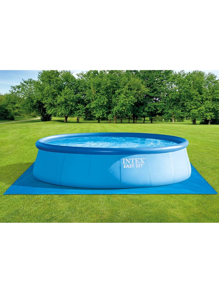 Intex Bodenplane für Pools Ø244 - 457cm in blau günstig kaufen onesize