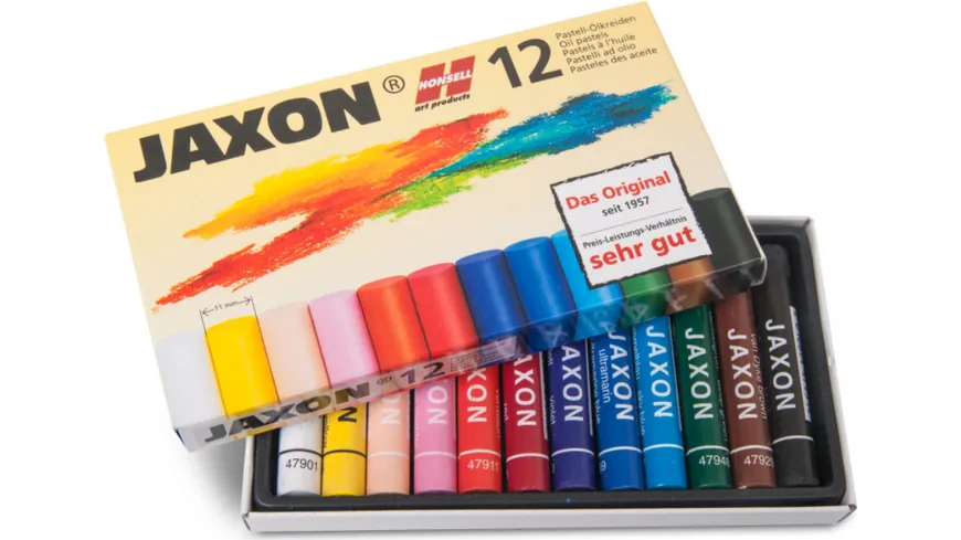 JAXON Pastell-Ölkreide 12er-Pack