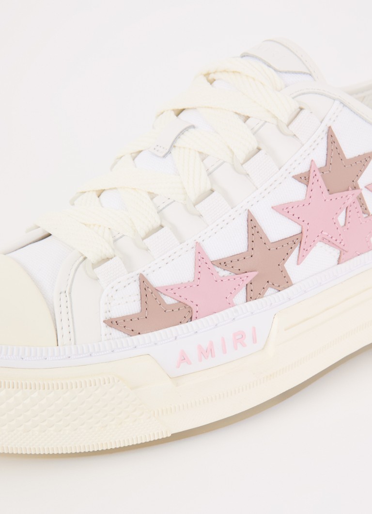 AMIRI  Stars Court sneaker van mesh met leren details