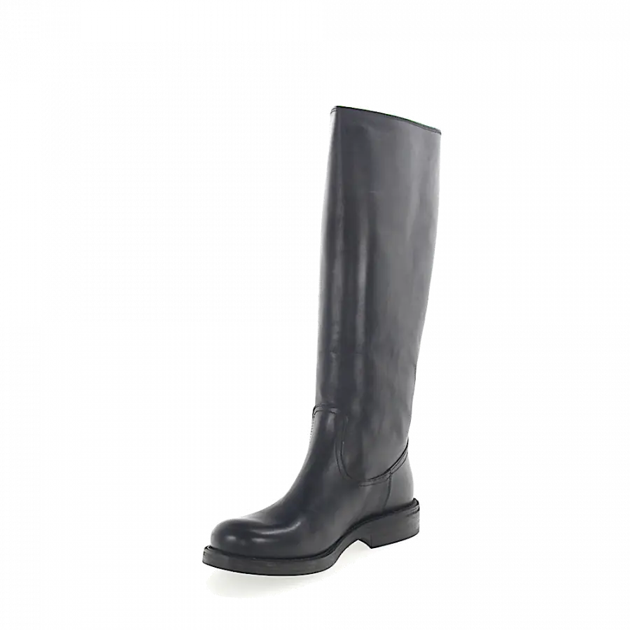 Budapester - Stiefel Schwarz Kalbsleder - schwarz