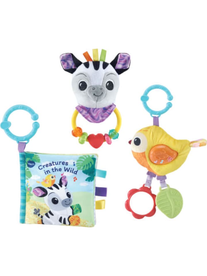 vtech Babys Tierfreunde-Geschenkset mit Stoffbuch und Greiflinge günstig kaufen onesize