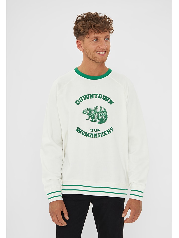 Derbe Sweatshirt in Weiß günstig kaufen
