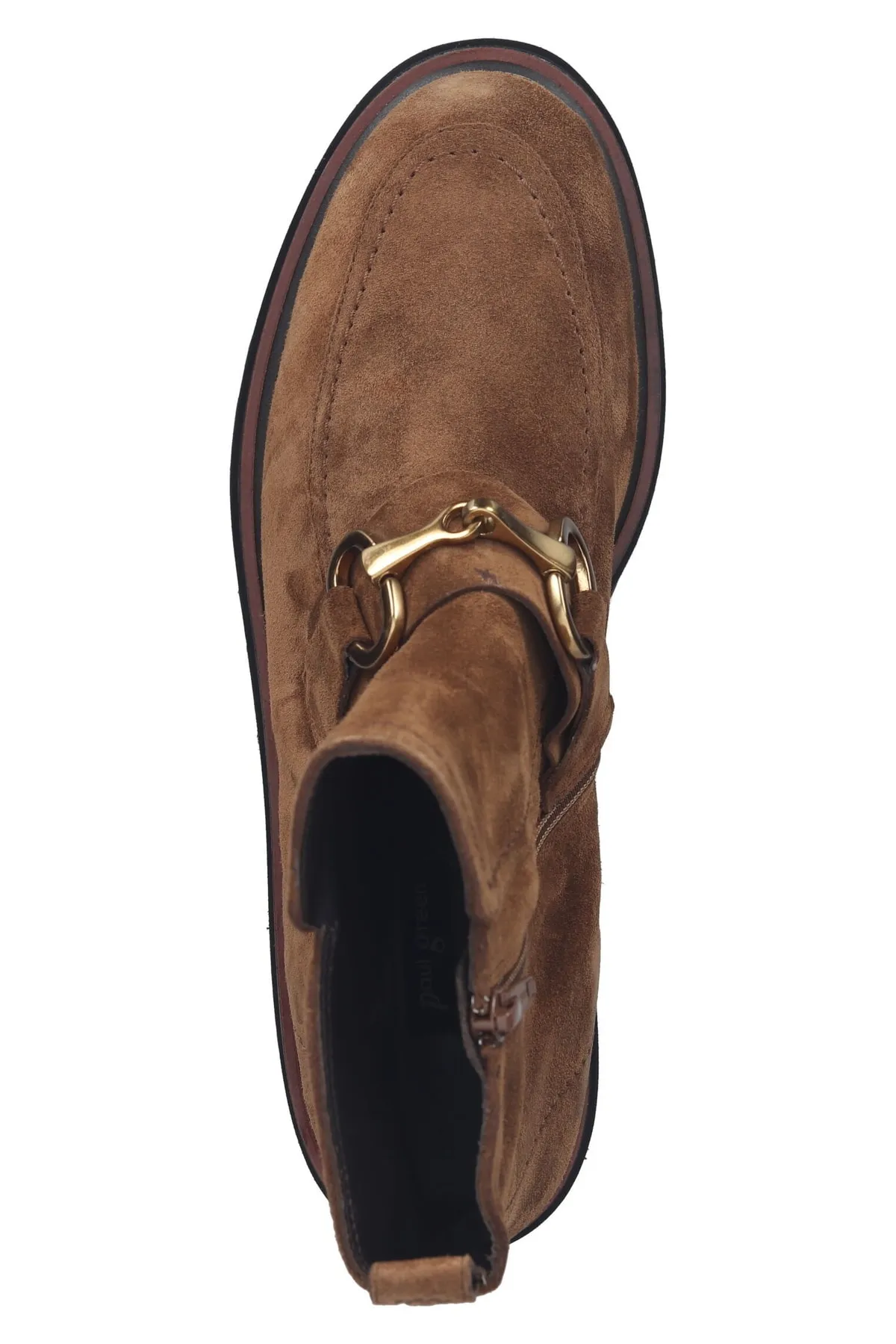 Paul Green  Stiefelette - Braun - Flacher Absatz