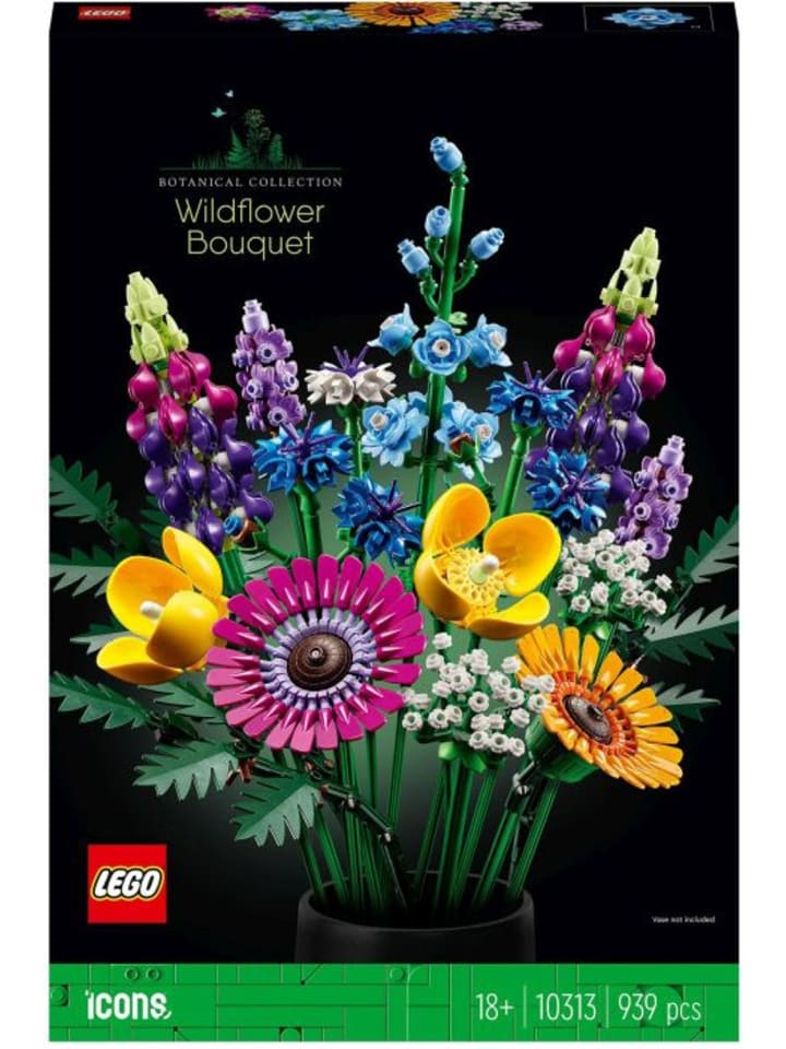 LEGO Icons Wildblumenstrauß in Mehrfarbig ab 18 Jahre günstig kaufen onesize