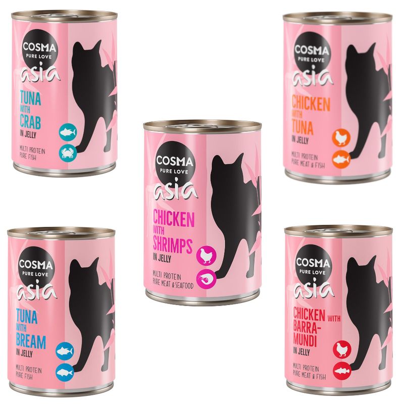 Sparpaket Cosma Asia in Jelly 12 x 400 g zu TOP-Preisen | bitiba