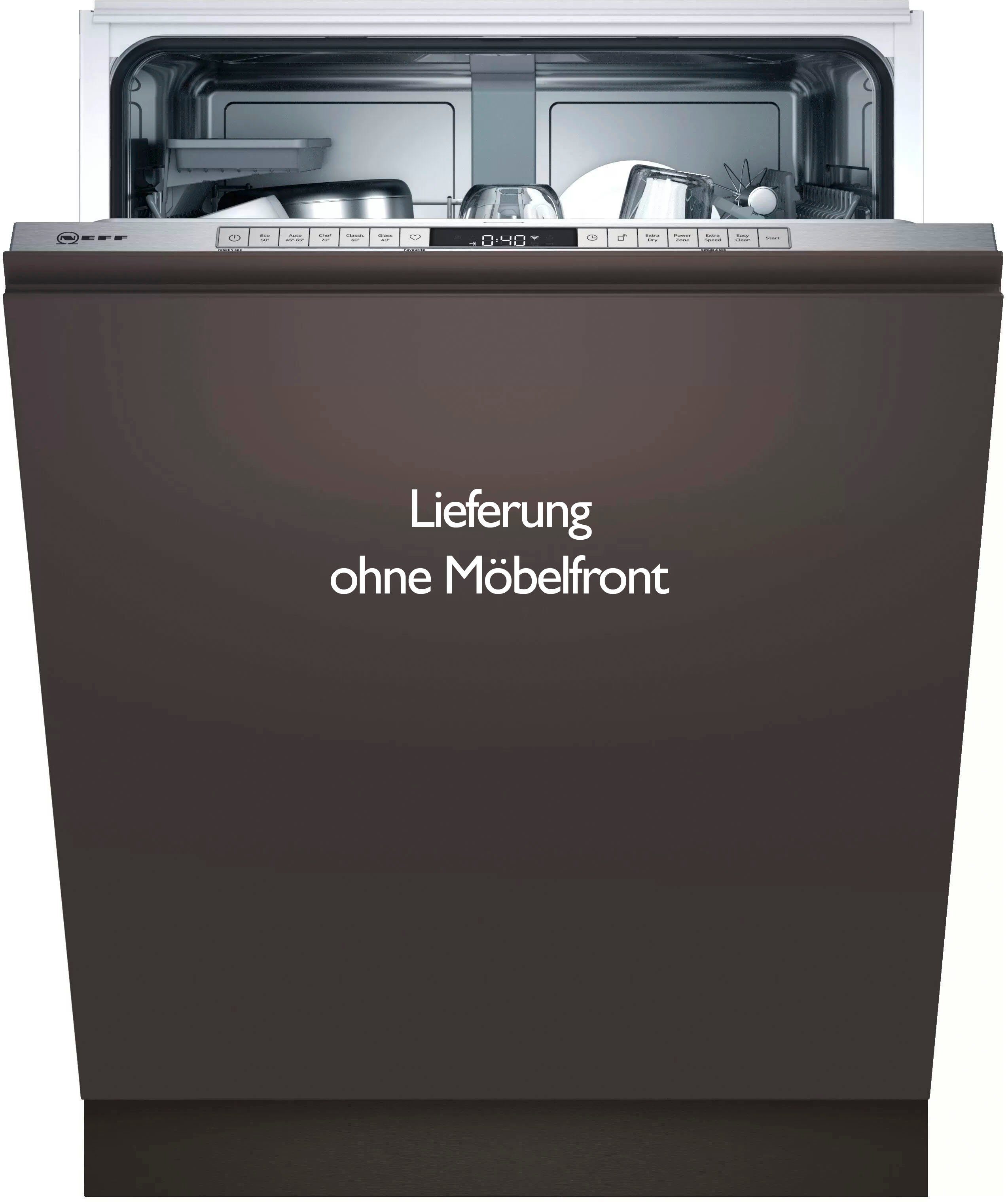 NEFF vollintegrierbarer Geschirrspüler, S255HAX24E, 13 Maßgedecke, XXL-Geschirrspüler