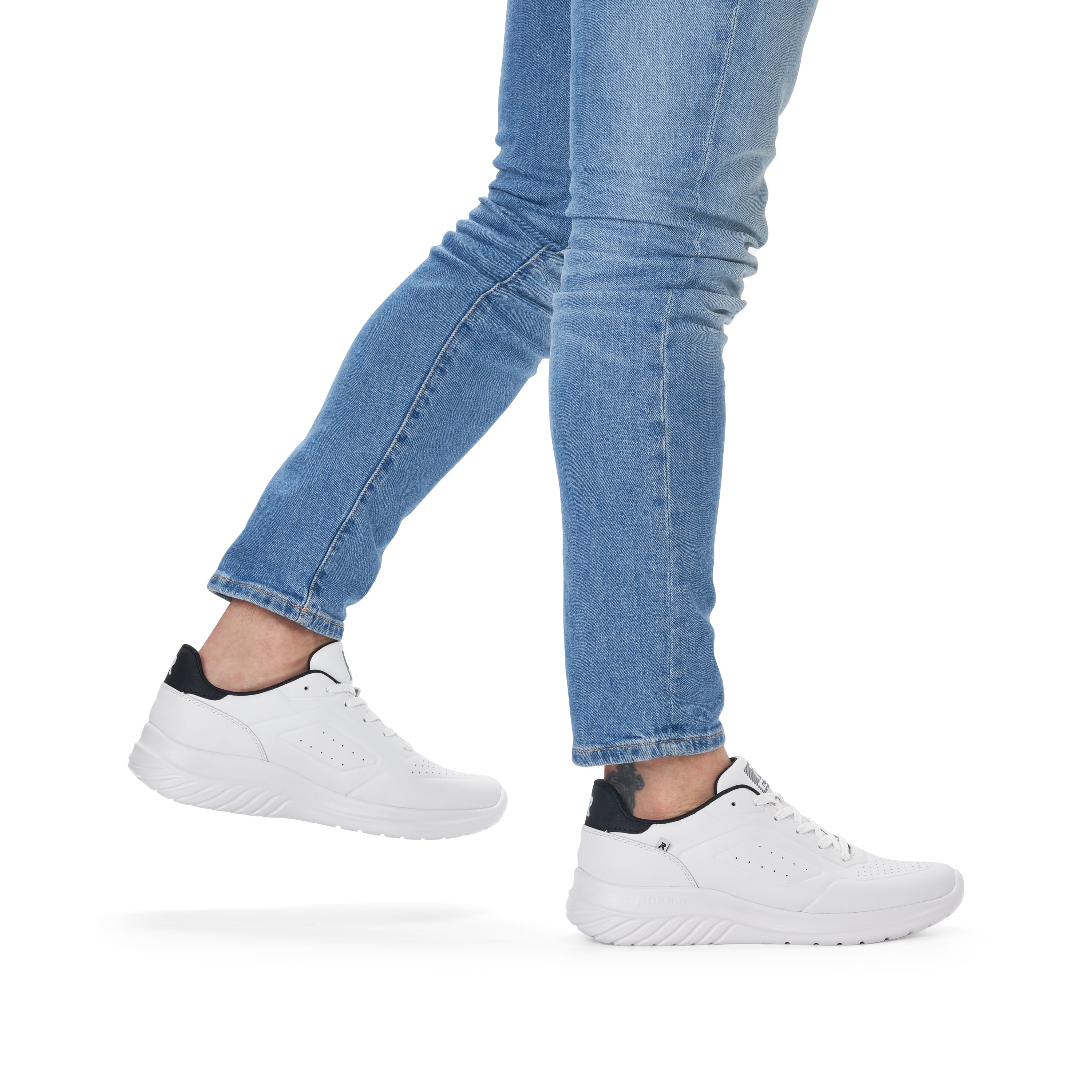Rieker Herren Sneaker Low crystal white