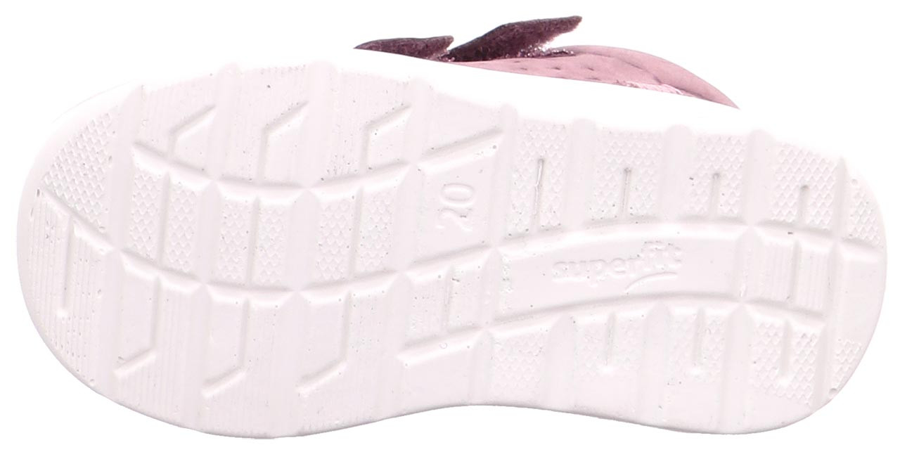 BREEZE - Lila/Rosa Sneaker low mit Klettverschluss