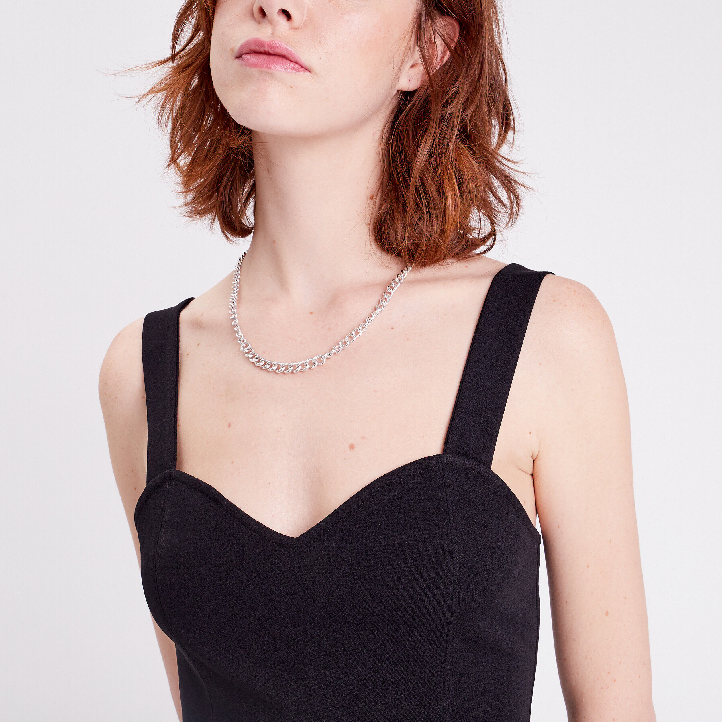 Bustier bretelles larges noir femme | Cache Cache