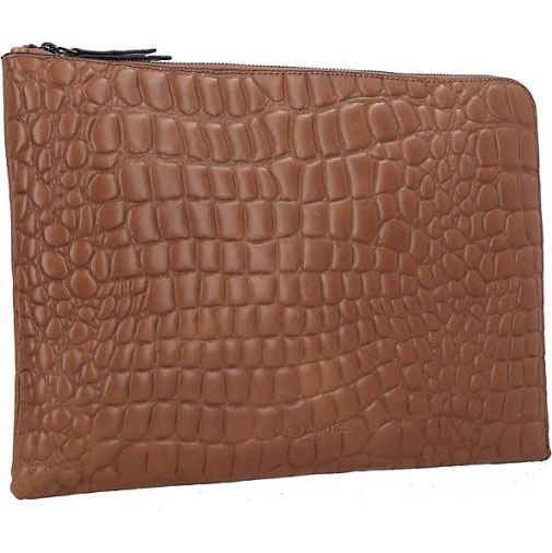 Liebeskind Paper Bag Kroko Laptophülle Leder 36 cm