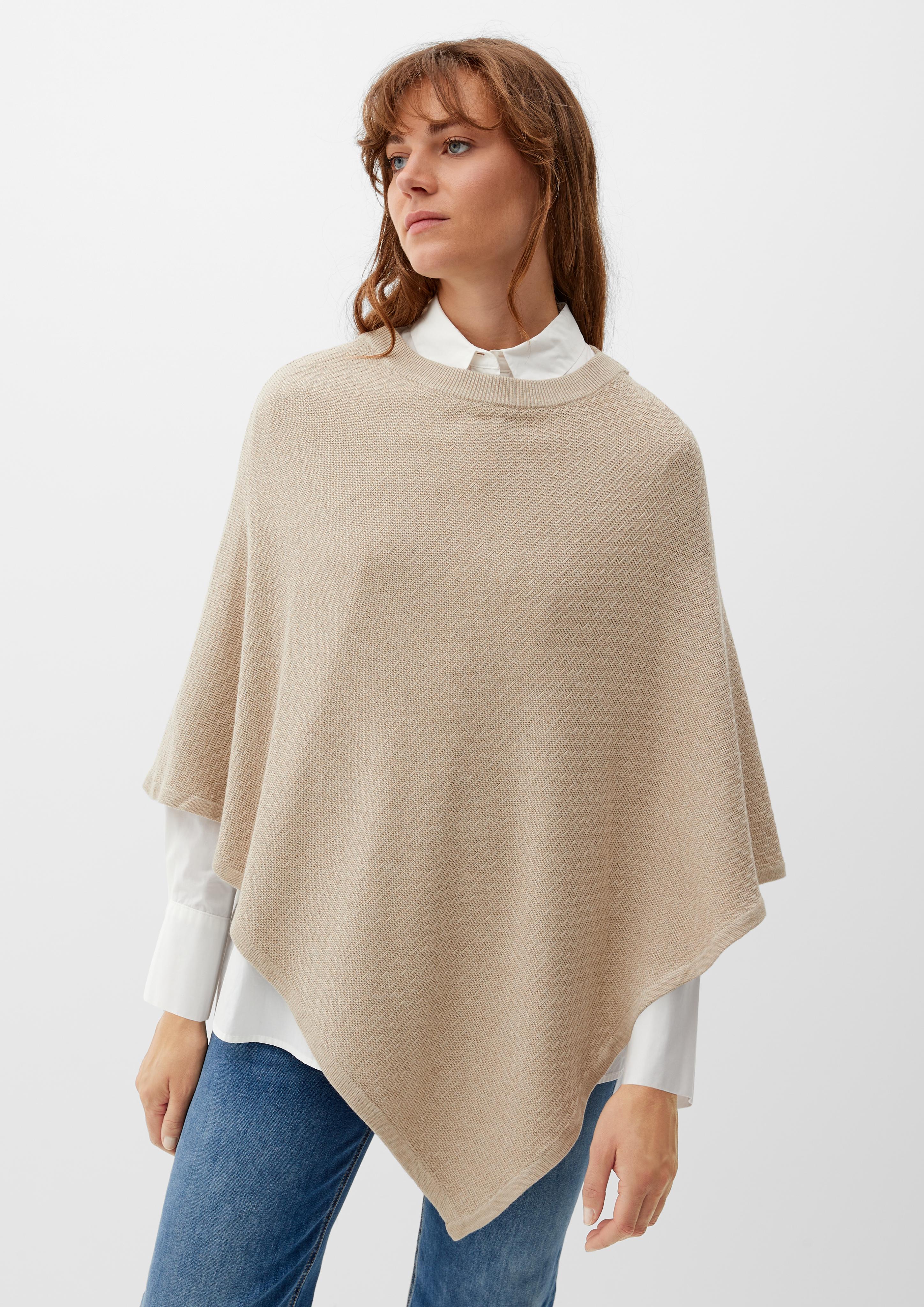 Poncho aus Baumwollmix  2119753-81W8
