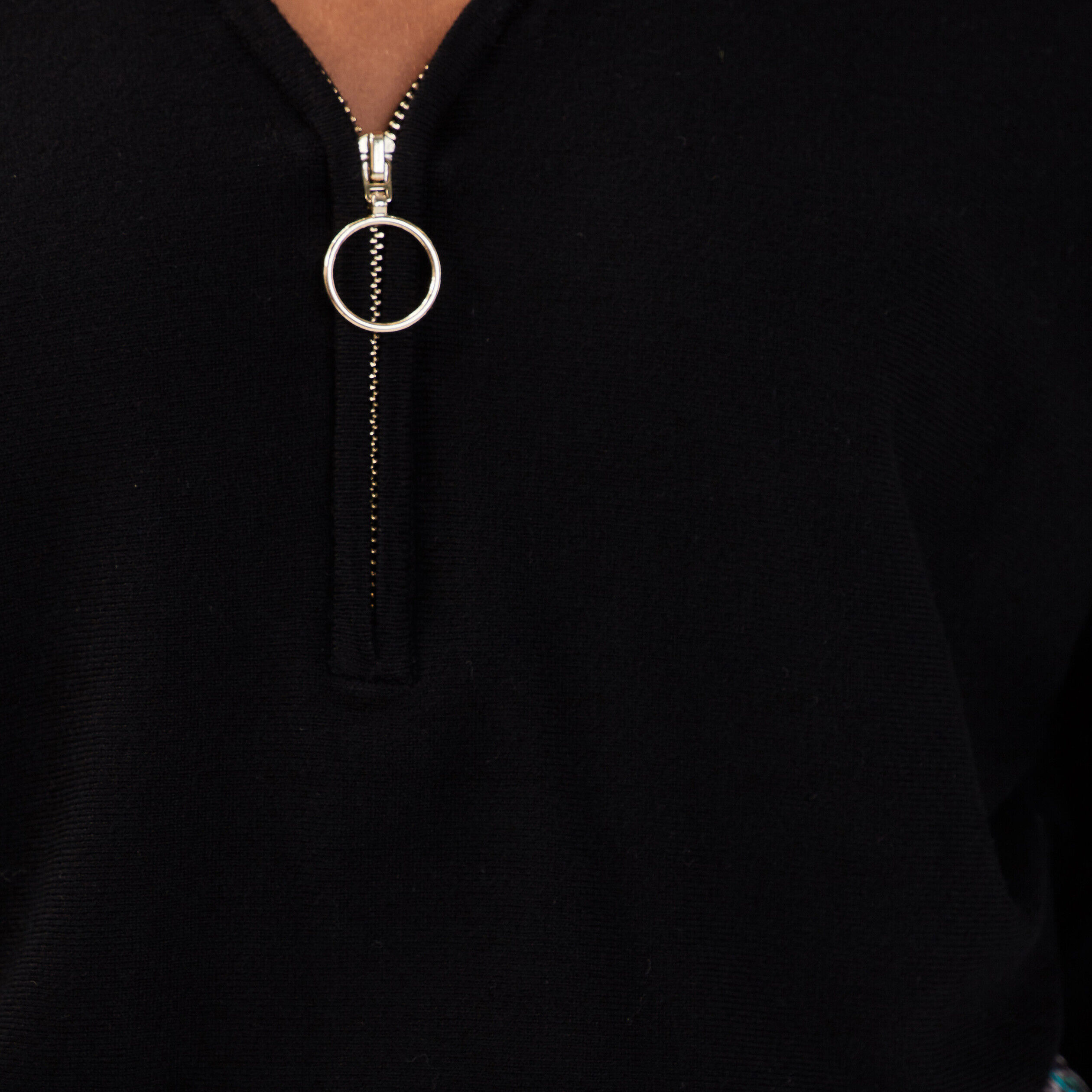 Pull manches chauve-souris noir femme | Cache Cache