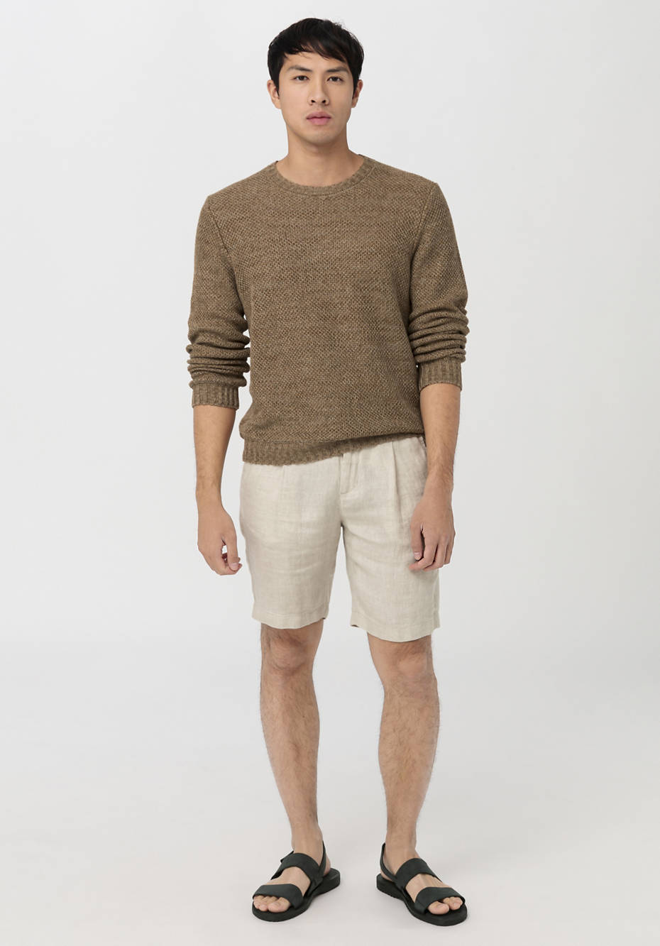 Pullover aus reinem Bio-Leinen