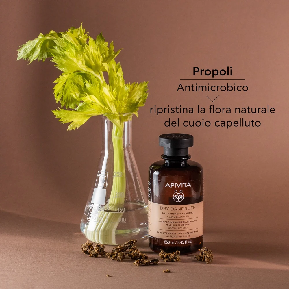 Champú anticaspa para cabello y caspa seca