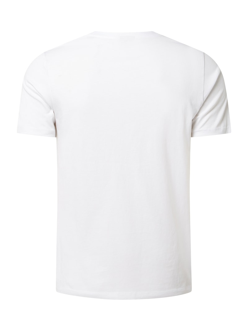 T-Shirt aus Baumwolle Modell 'Alphis' in weiß