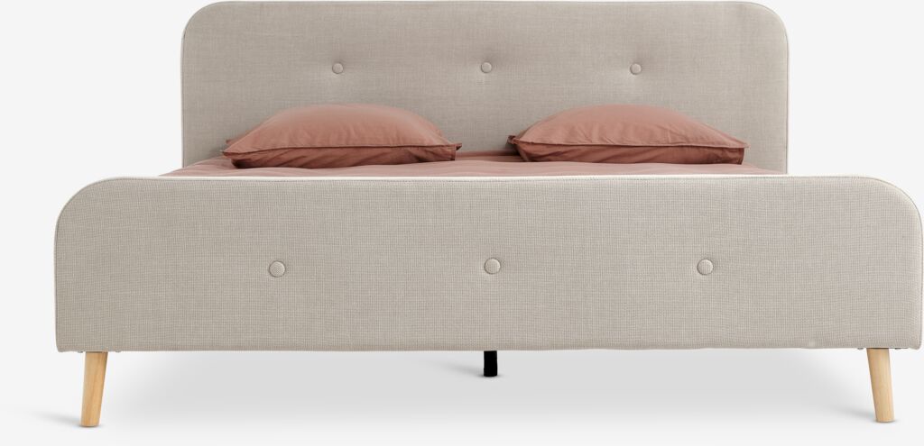 KONGSBERG Estrutura de cama KONGSBERG 180x200cm tecido bege