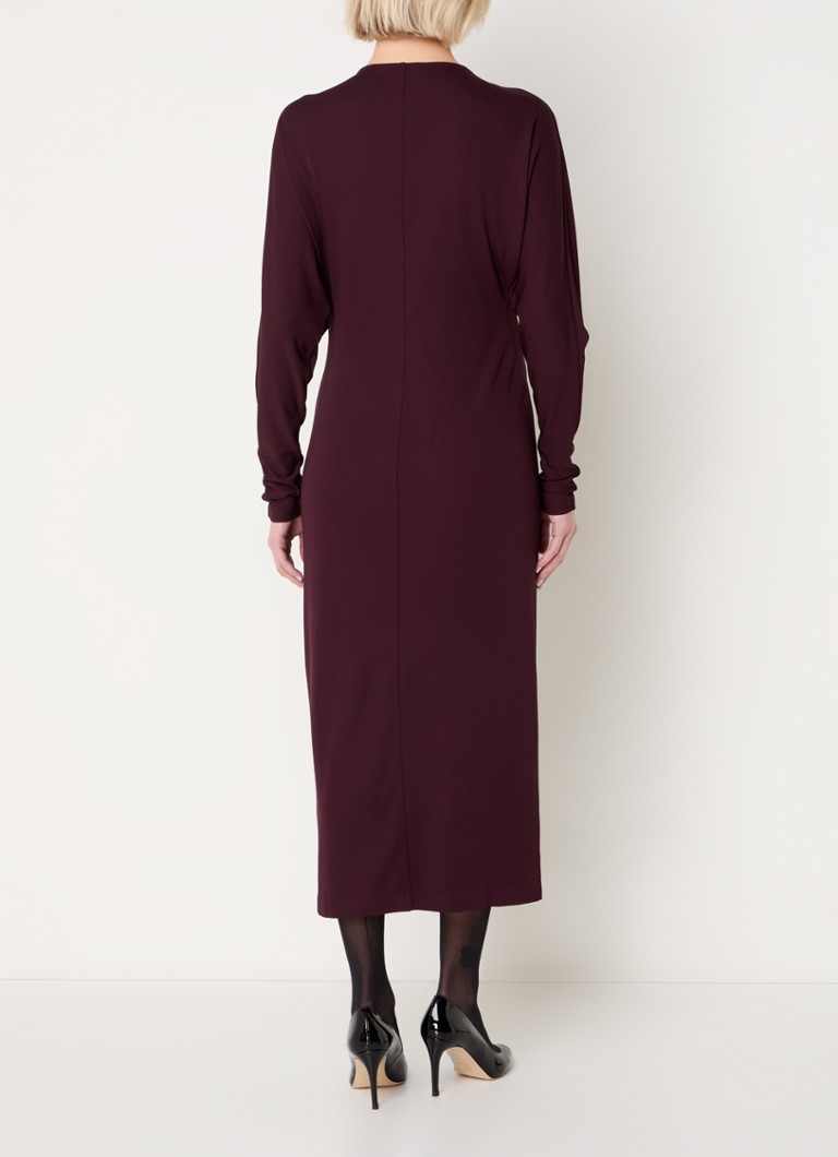 Rochie midi Mathilde de Anine Bing cu detaliu de cravată