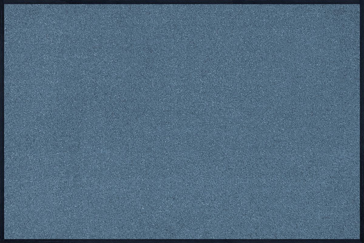 Fußmatte wash dry Trend-Colour Stahlblau 60 x 90 cm