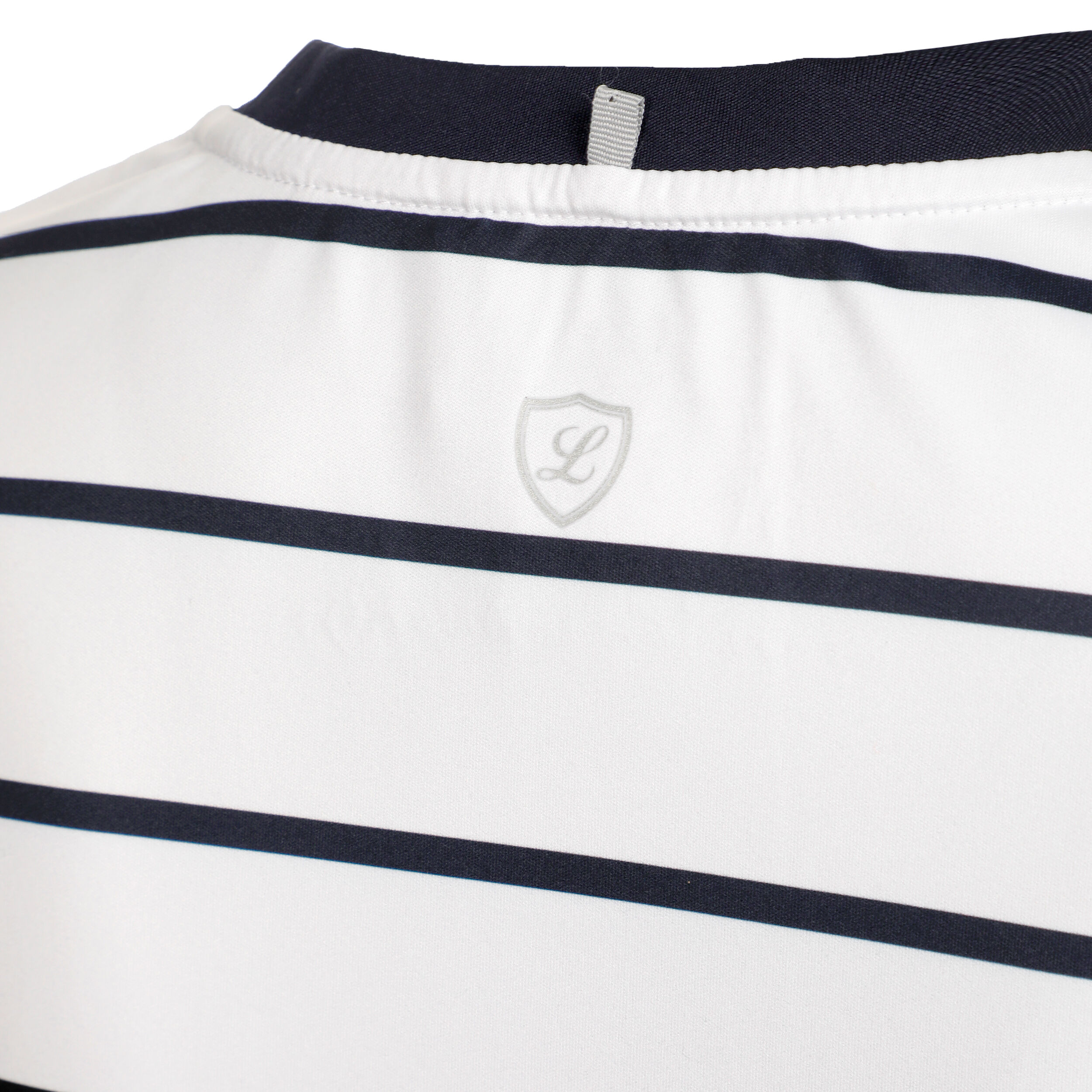 T-Shirt Damen - Weiß, Dunkelblau
