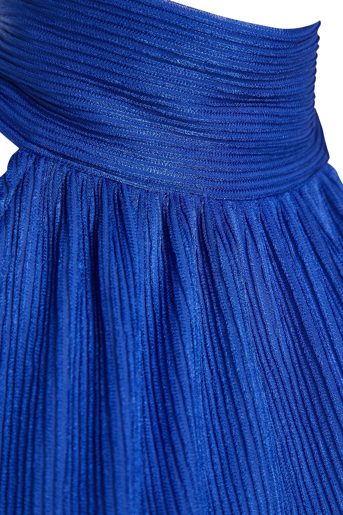 Trendyol Collection  Saks Plissierte Strickbluse mit hohem Kragen TWOSS23BZ00952