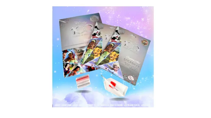 Craft Buddy - Crystal Art Diamond  100 Crystal Art Sticker Album - Starter Pack