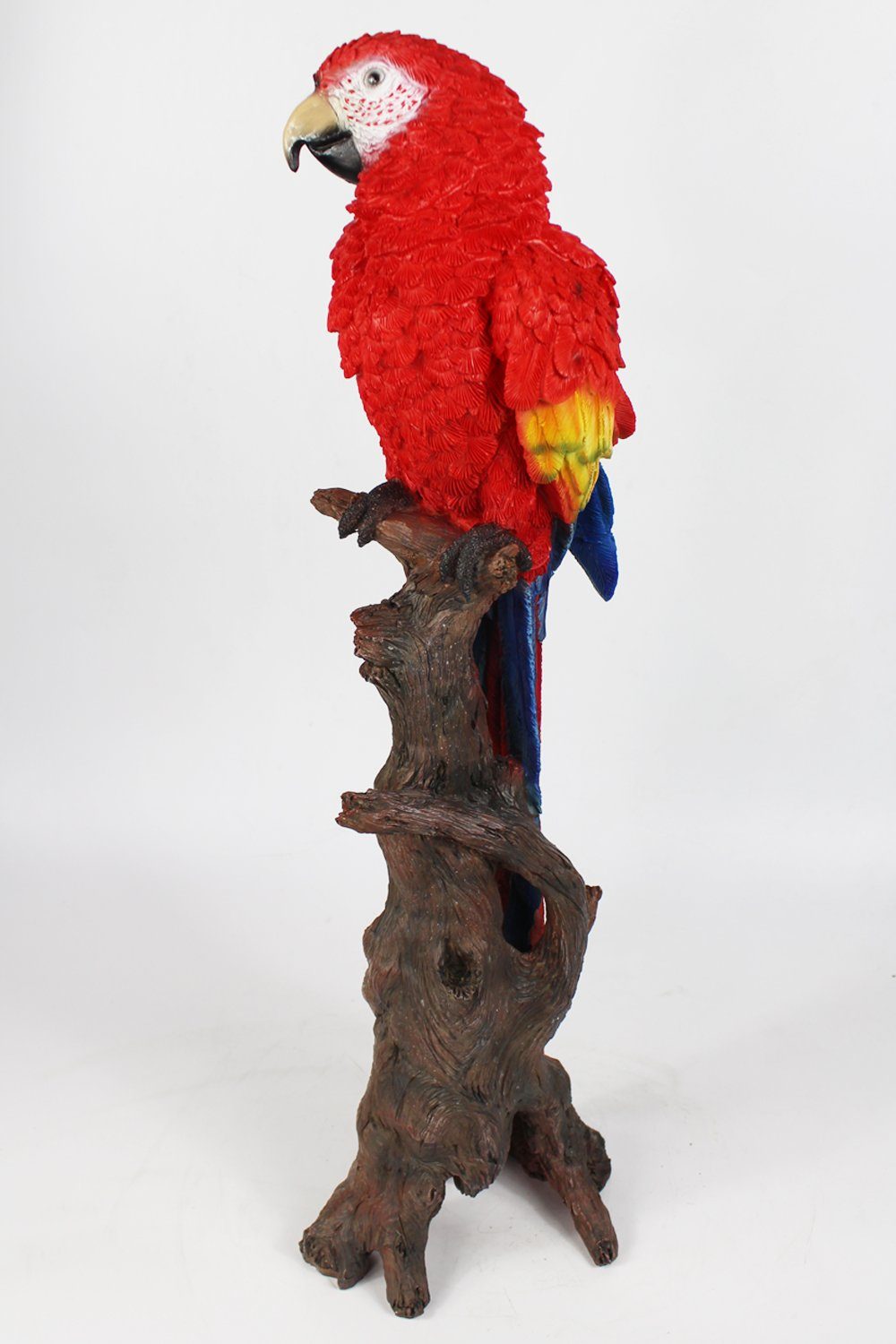 Arnusa Gartenfigur Ara Papagei 66cm Dekofigur, Tierfigur wie echt