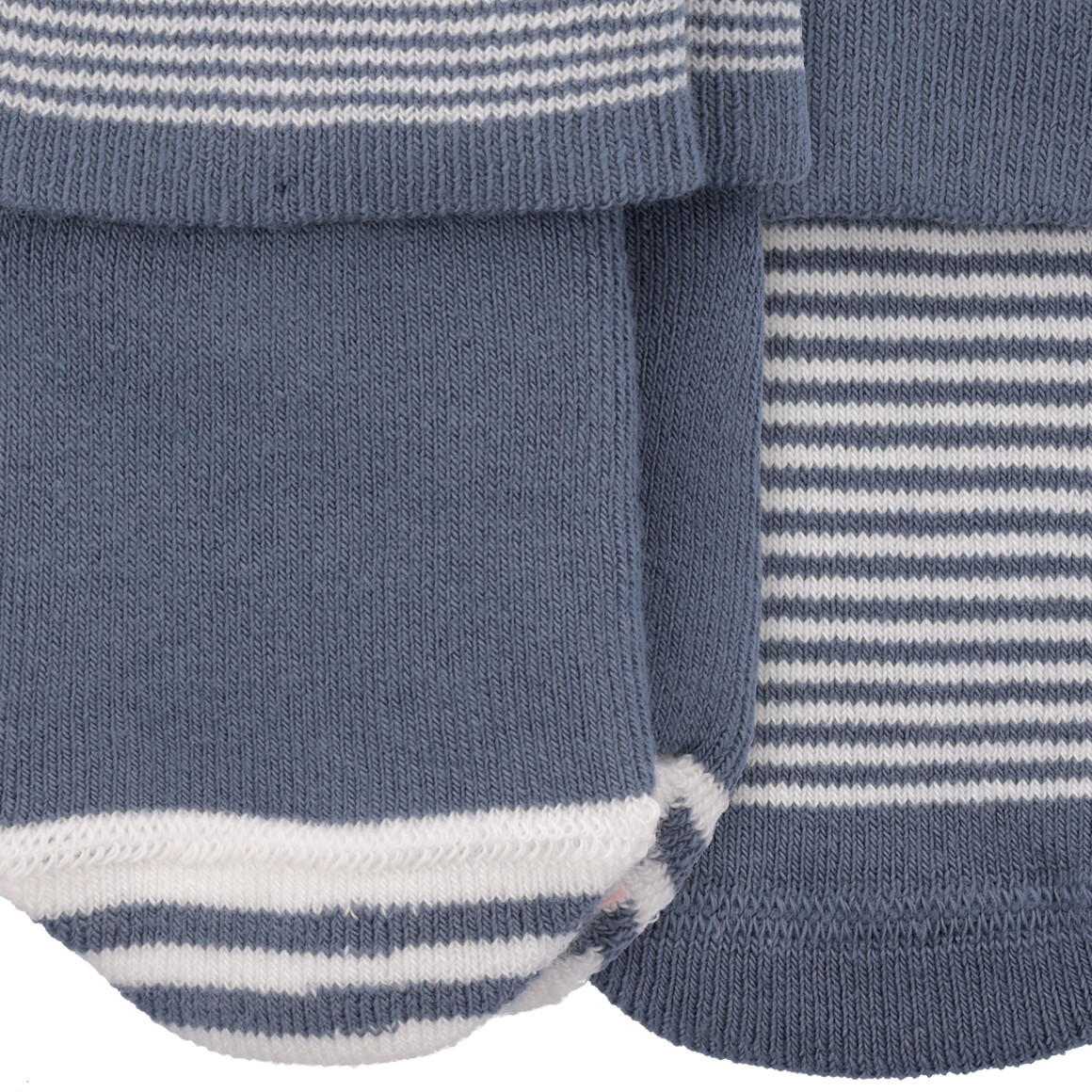 2 Paar Newborn Socken mit Frottee-Ausstattung