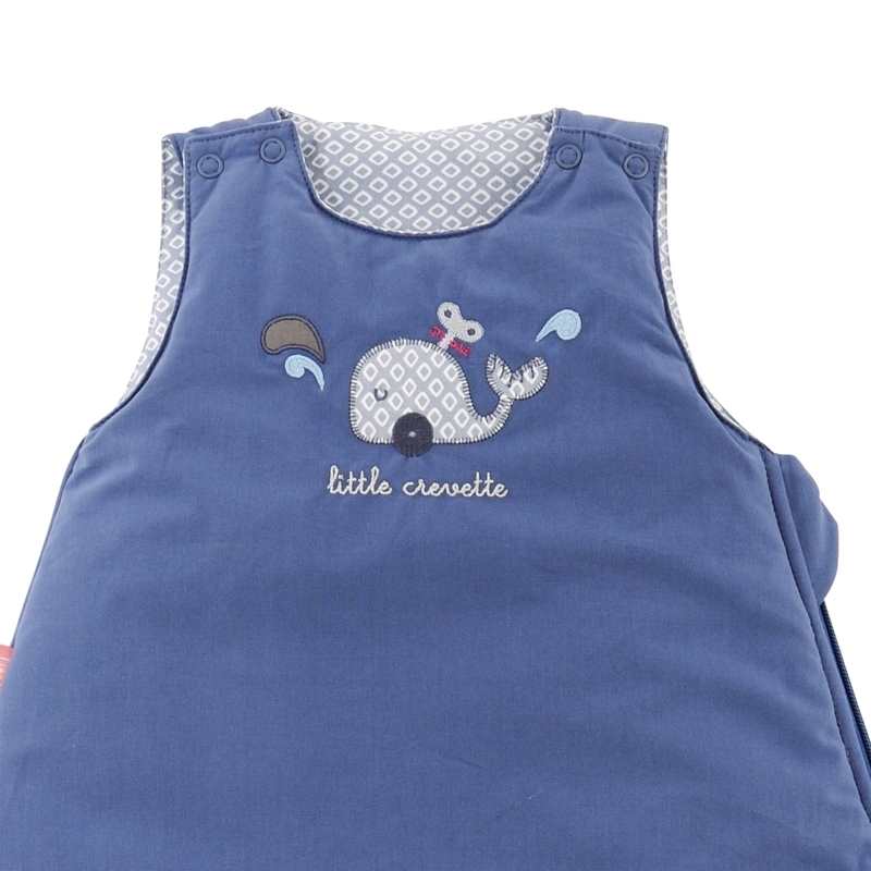Gigoteuse bleue Baleine 0/6 mois