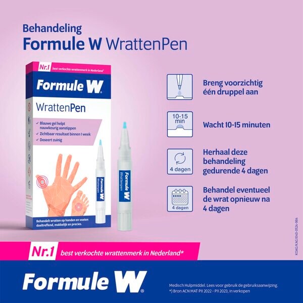 Formula W szemölcstoll orvostechnikai eszköz - 1,5 ml