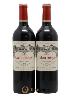 Château Calon Ségur 3ème Grand Cru Classé  2015 - Lot de 2 Bouteilles