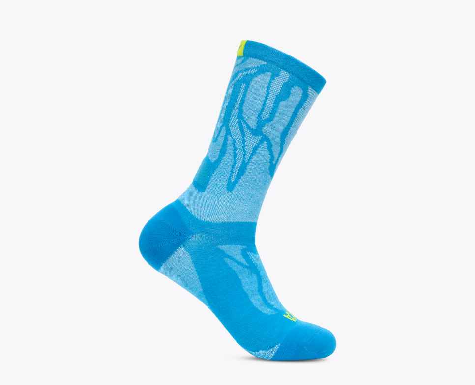 Clifton Crew Run Sock Skyward Blue