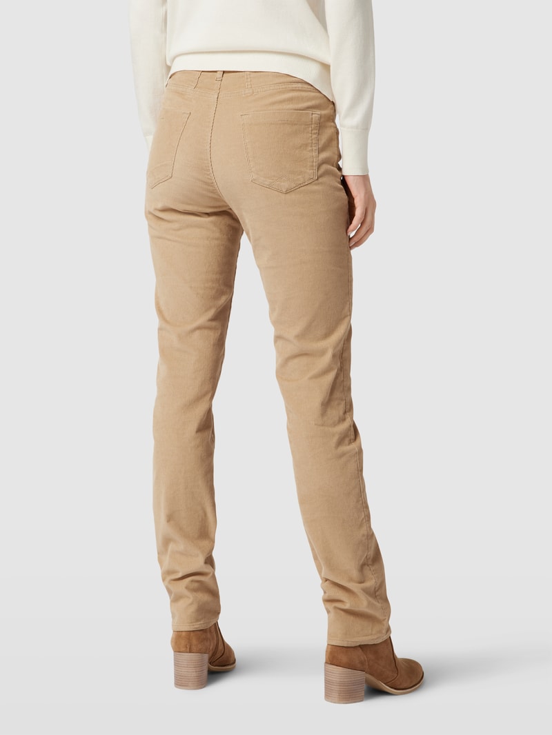 Cordhose mit Eingrifftaschen in camel