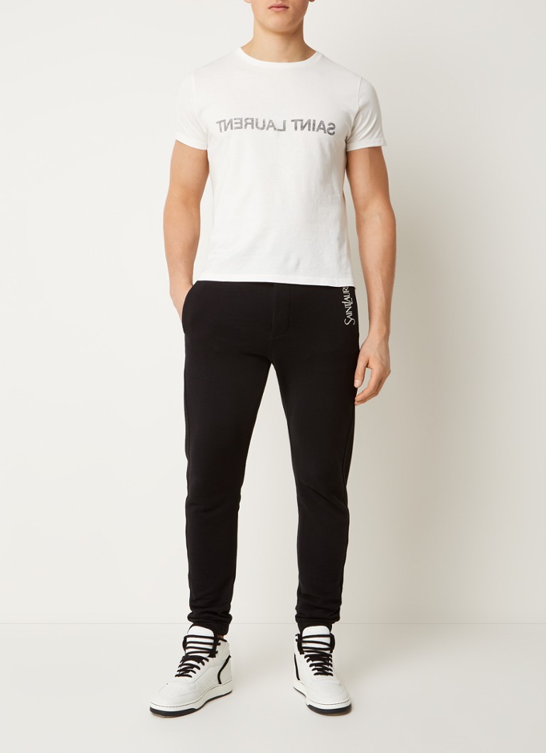 Μπλούζα με στάμπα λογότυπο Saint Laurent