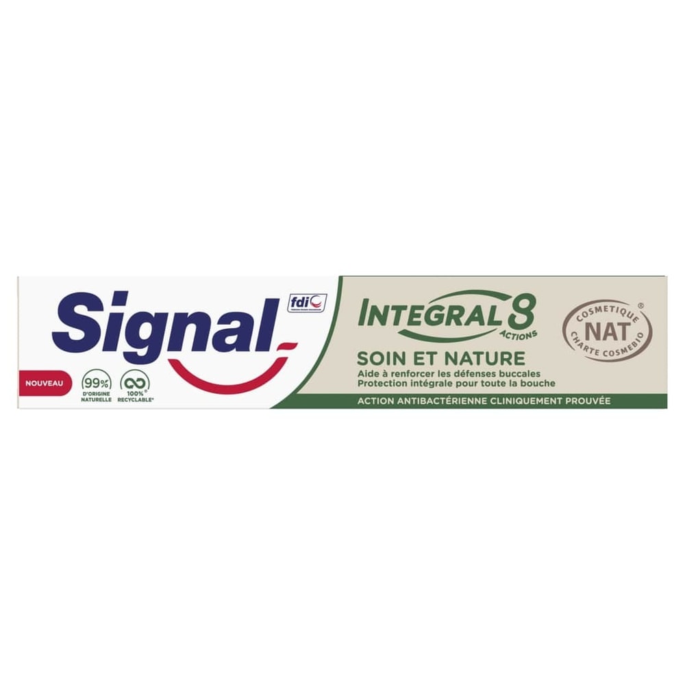 signal SIGNAL Dentifrice Integral 8 Soin & Nature 75ml Dentifrice