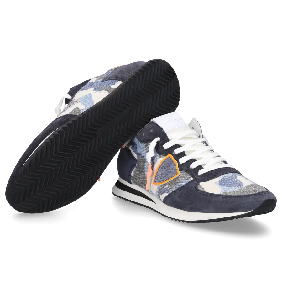 Philippe Model - Sneaker low TZLU Veloursleder - blau