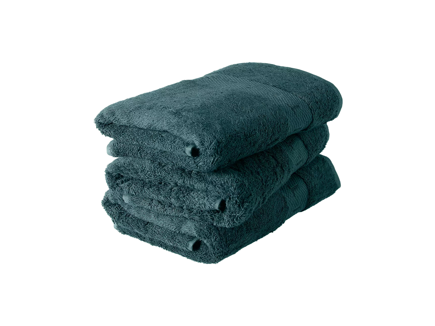 Serviette de toilette en coton ultra doux 50 x 100 cm, couleur pétrole