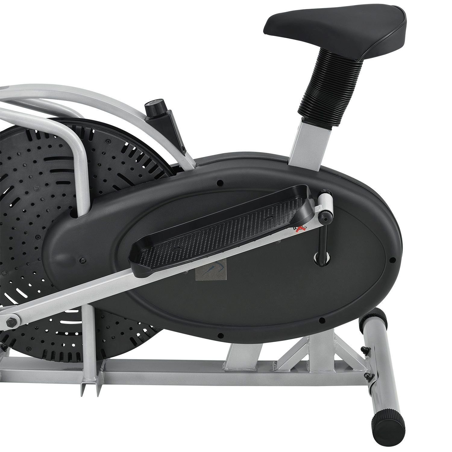 ArtSport Crosstrainer 2 in 1, leiser Riemenantrieb, 2 kg Schwungrad, stufenloser Widerstand