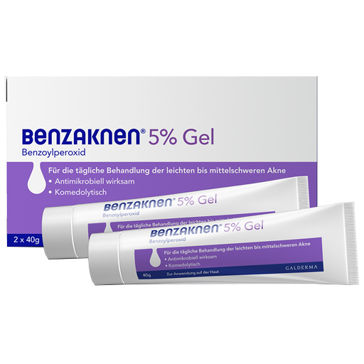 BENZAKNEN 5% Gel  2X40 g  Gel